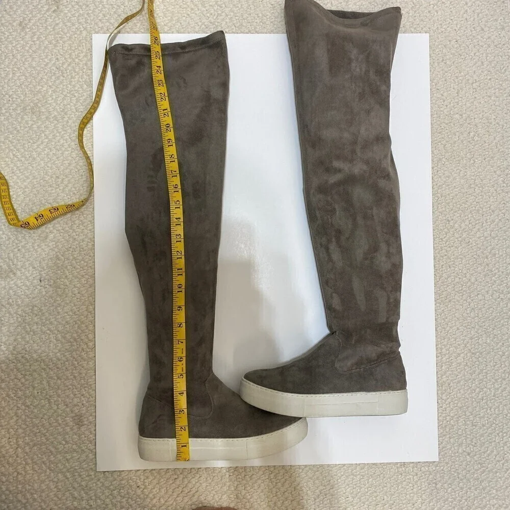 J Slides Petra Over The Knee Sneaker Boots Size 8